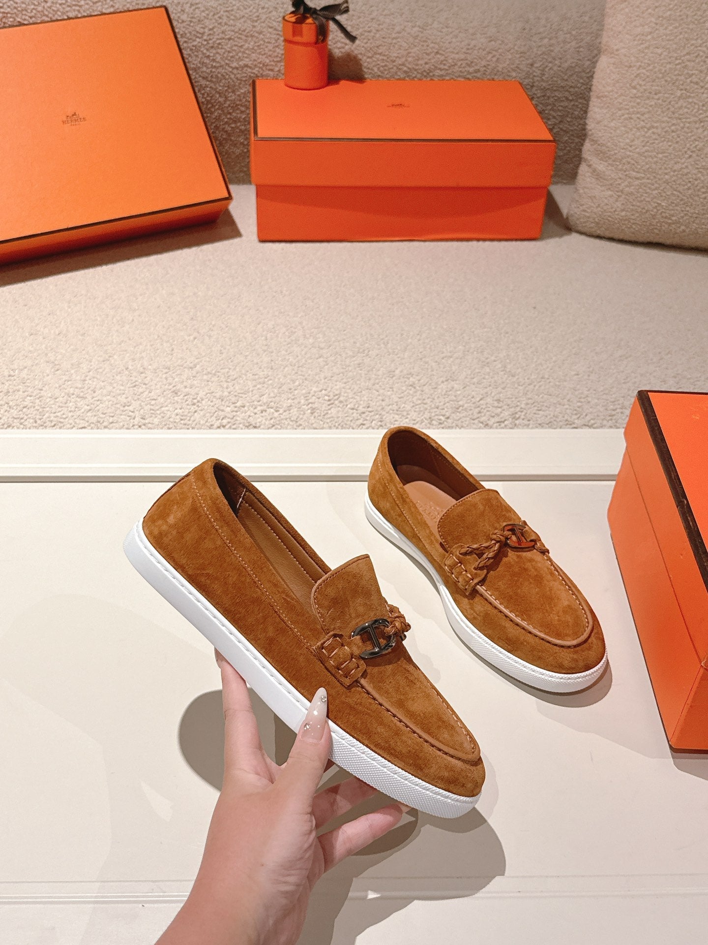 HM Ignacio Loafer Brown Suede 577448