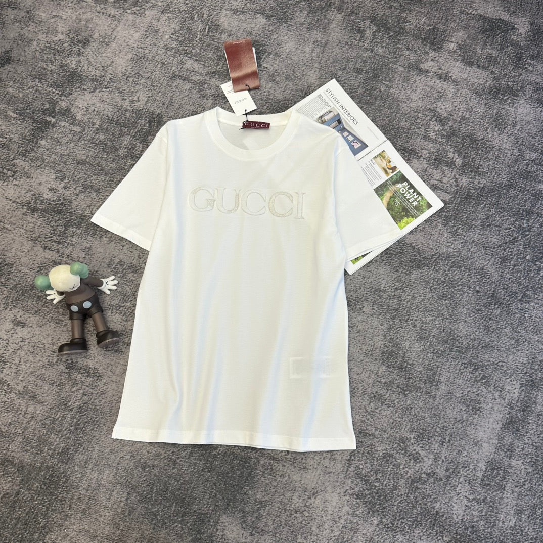 GG Short-Sleeve T-Shirt Embroidery Cotton 350855