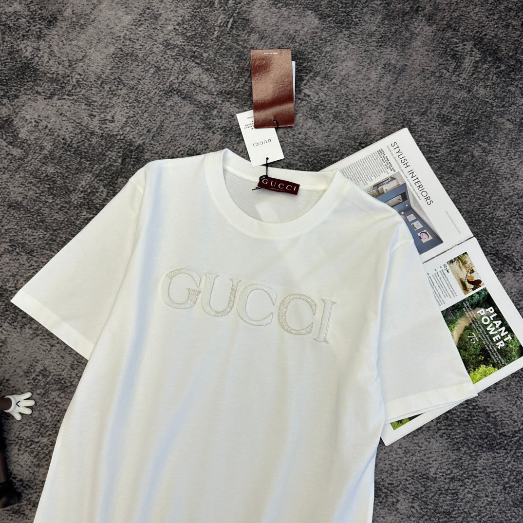 GG Short-Sleeve T-Shirt Embroidery Cotton 350855