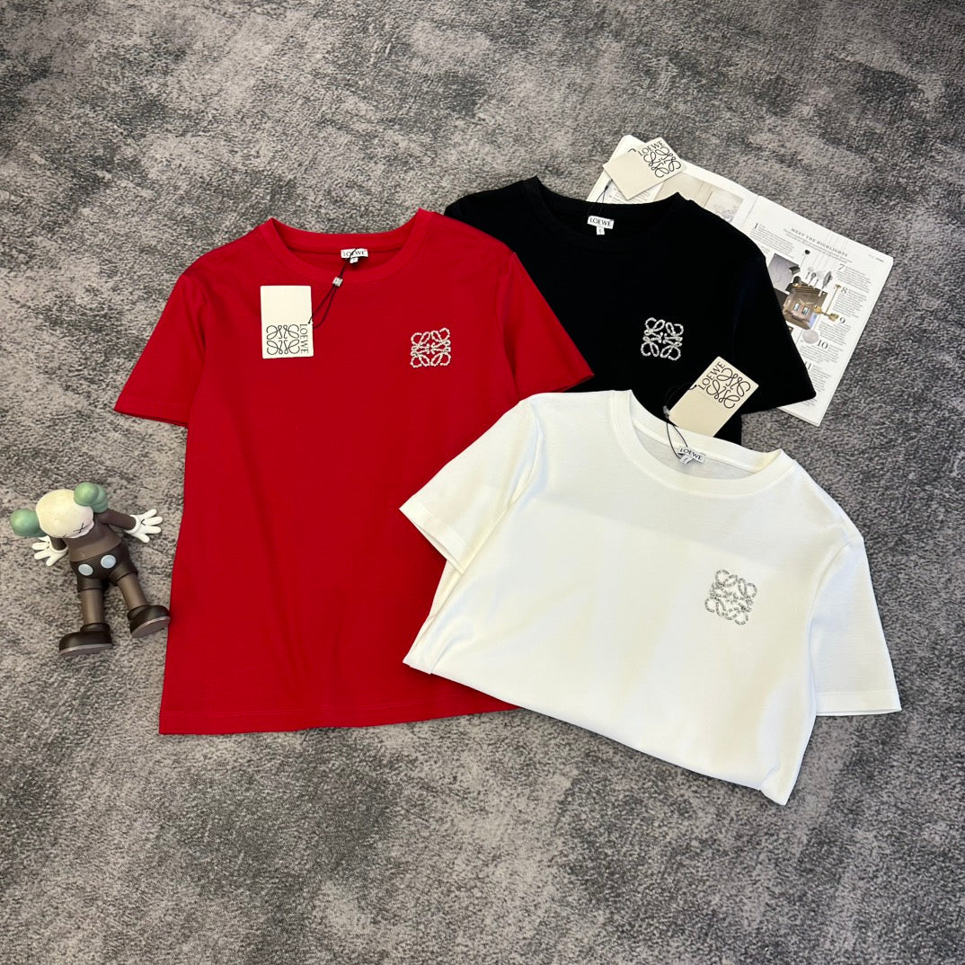 Loewe SS26 Loewe Anagram T-shirts Cotton 350565