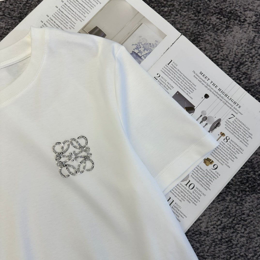 Loewe SS26 Loewe Anagram T-shirts Cotton 350565