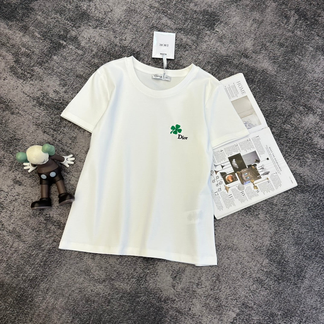 CD SS26 Lucky Clover T-Shirt Cotton 350865