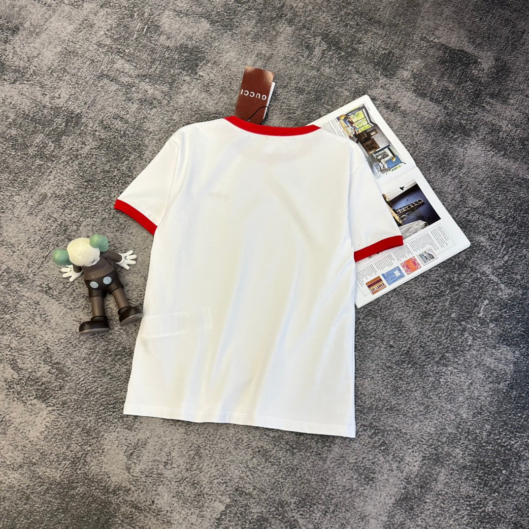 GG SS26 Short-Sleeve T-Shirt White Cotton 350715