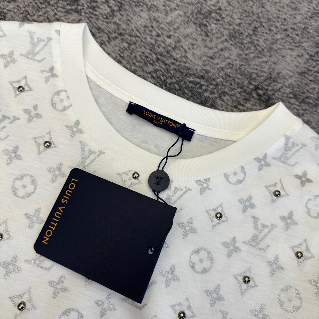 GG SS26 Washed Monogram T-shirt Cotton 350656