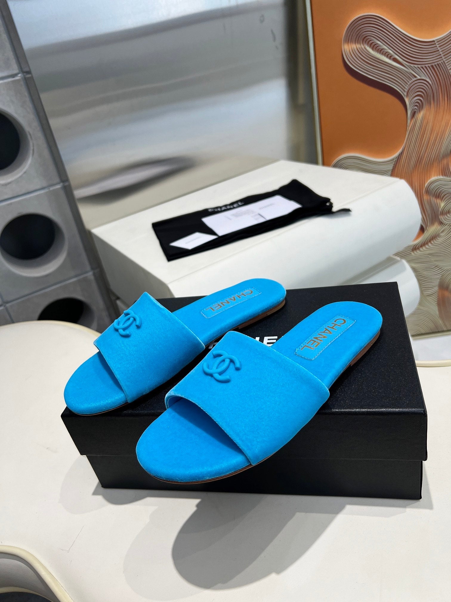 CC 26s Slide Blue Velvet 684905