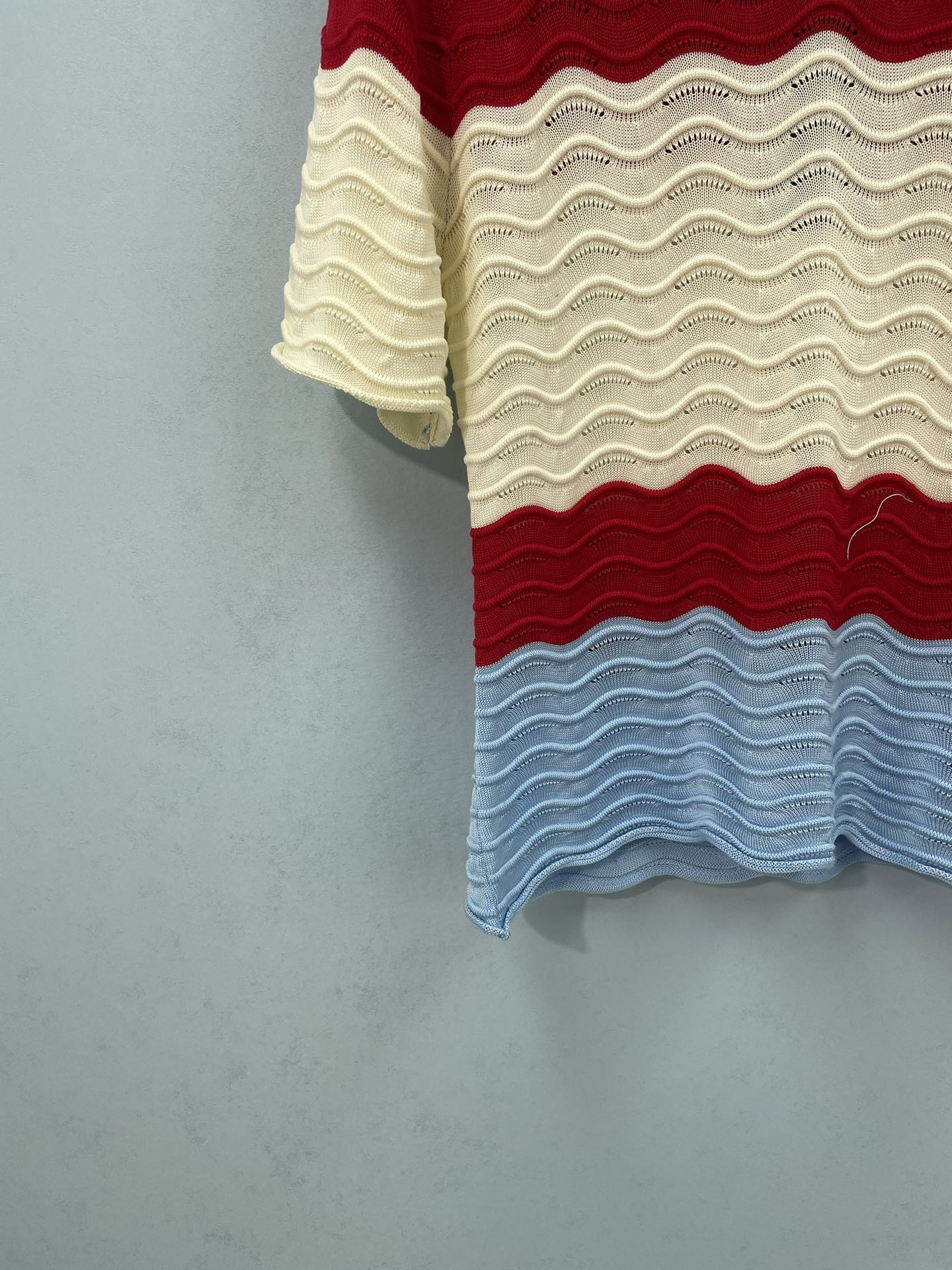 Gucci 26s Short-Sleeve Knit T-Shirt 498