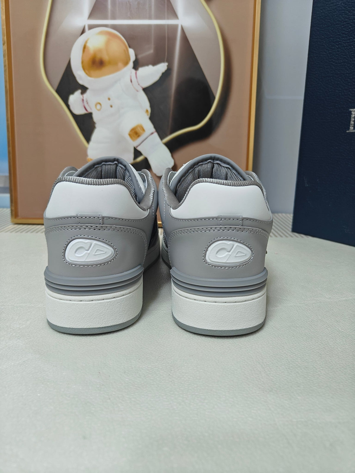 CD 26s Low Top Sneaker White Light Grey Calfskin 731942