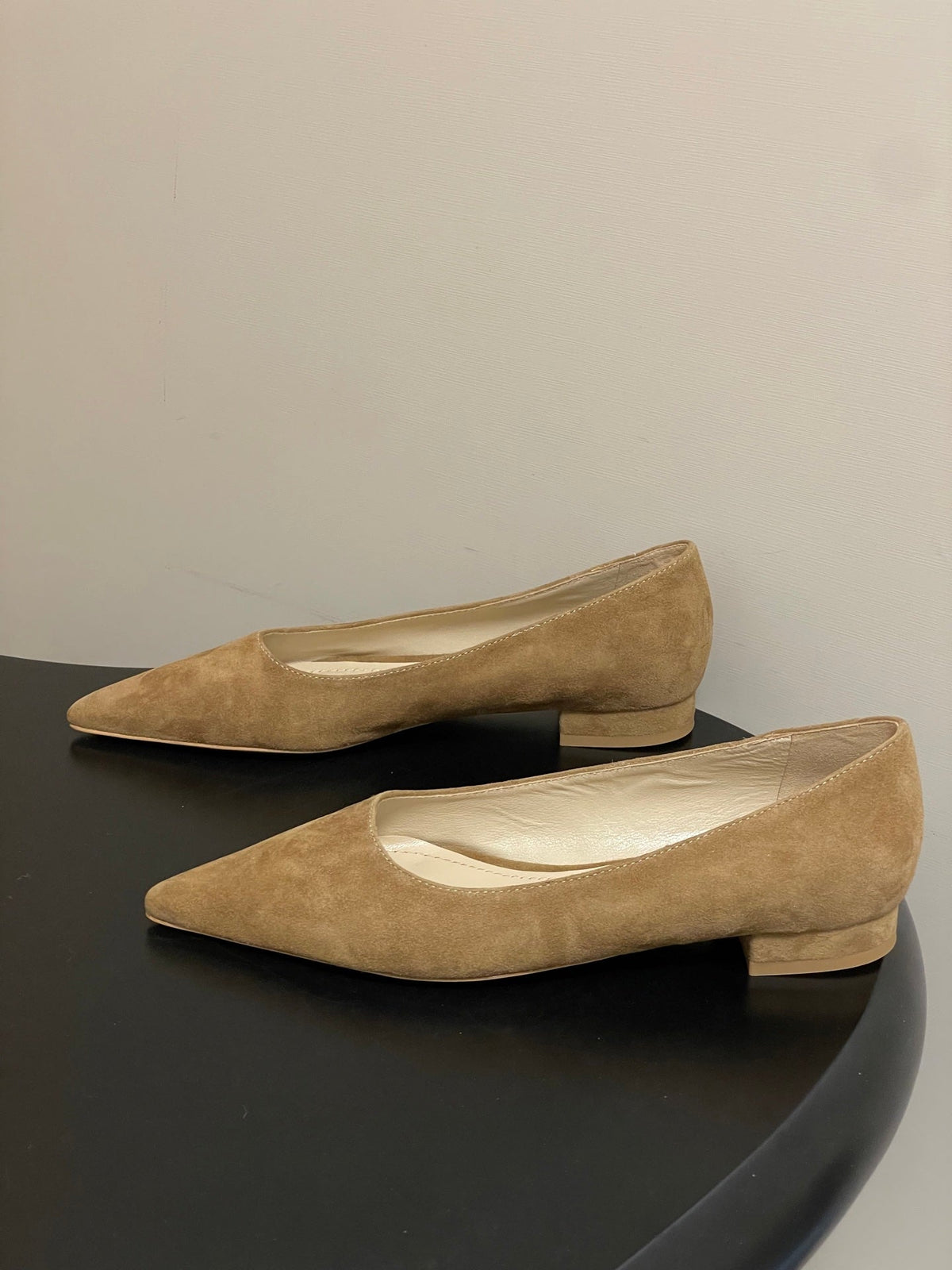 GR 26s Flats Light Brown Suede 164792