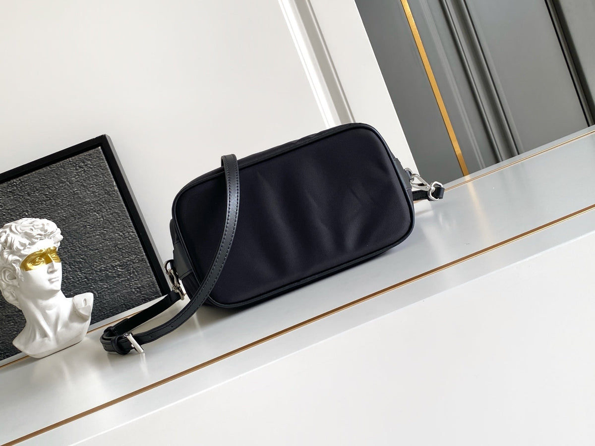 Prada 2026 Cherie Mini Bag 20cm Silver Hardware Re-Nylon