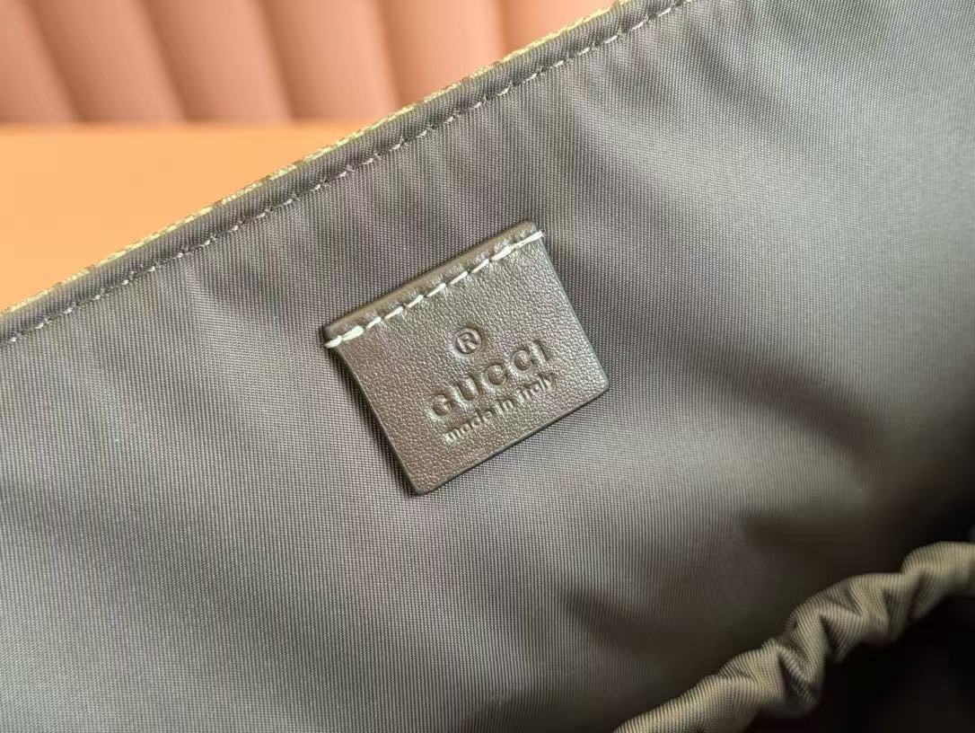 GG Supreme Large Changing Bag 44cm Beige Brown Canvas Leather Trim