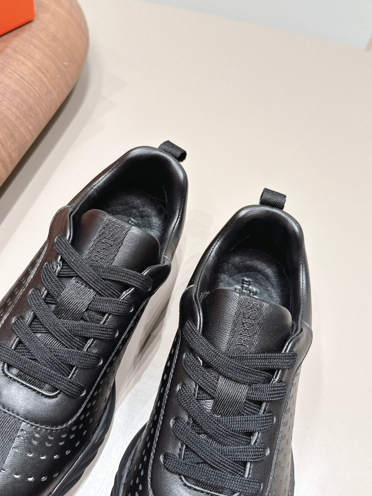HM 26S Trail Sneakers White Perforated Calfskin (Copy)