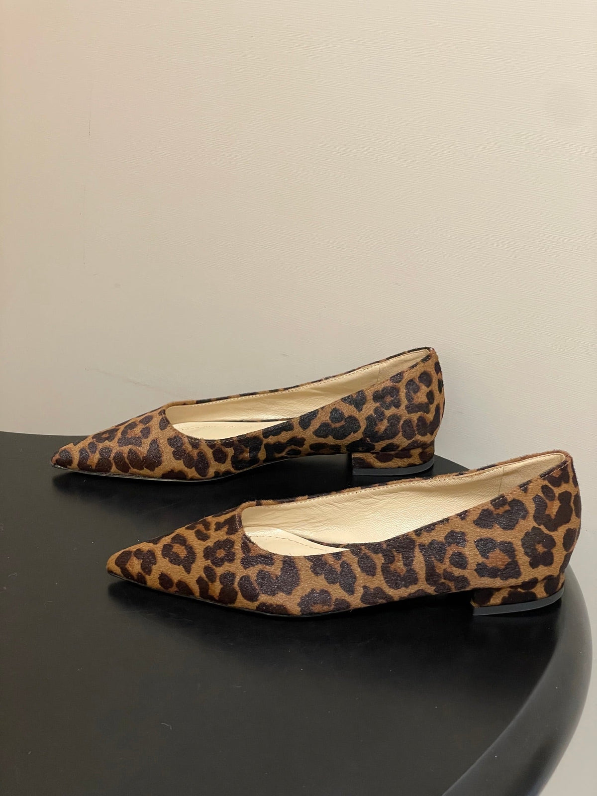 GR 26s Flats Leopard Print Pony Hair 164791