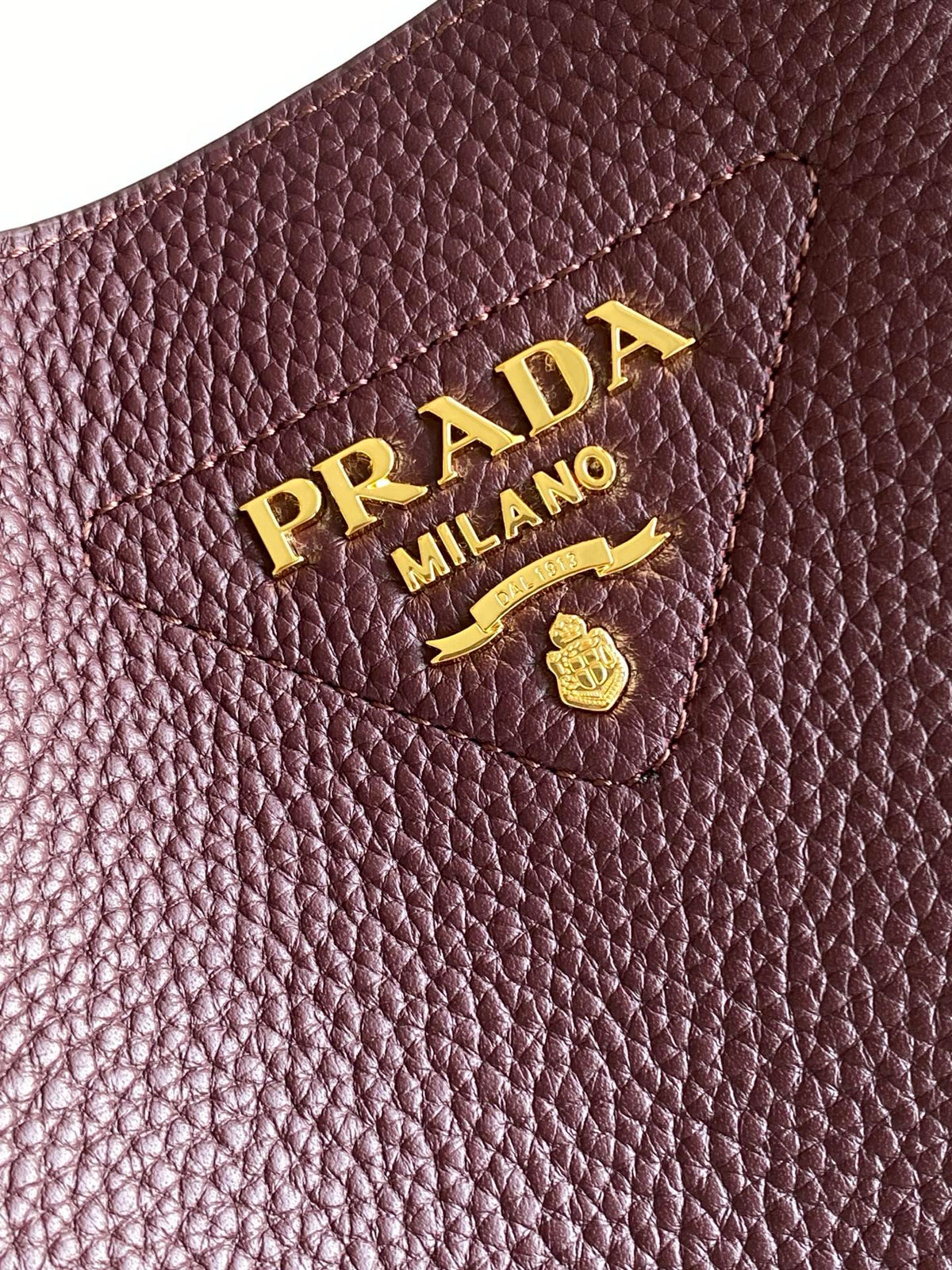 Prada 2026 Small Tote Bag Gold Hardware Leather