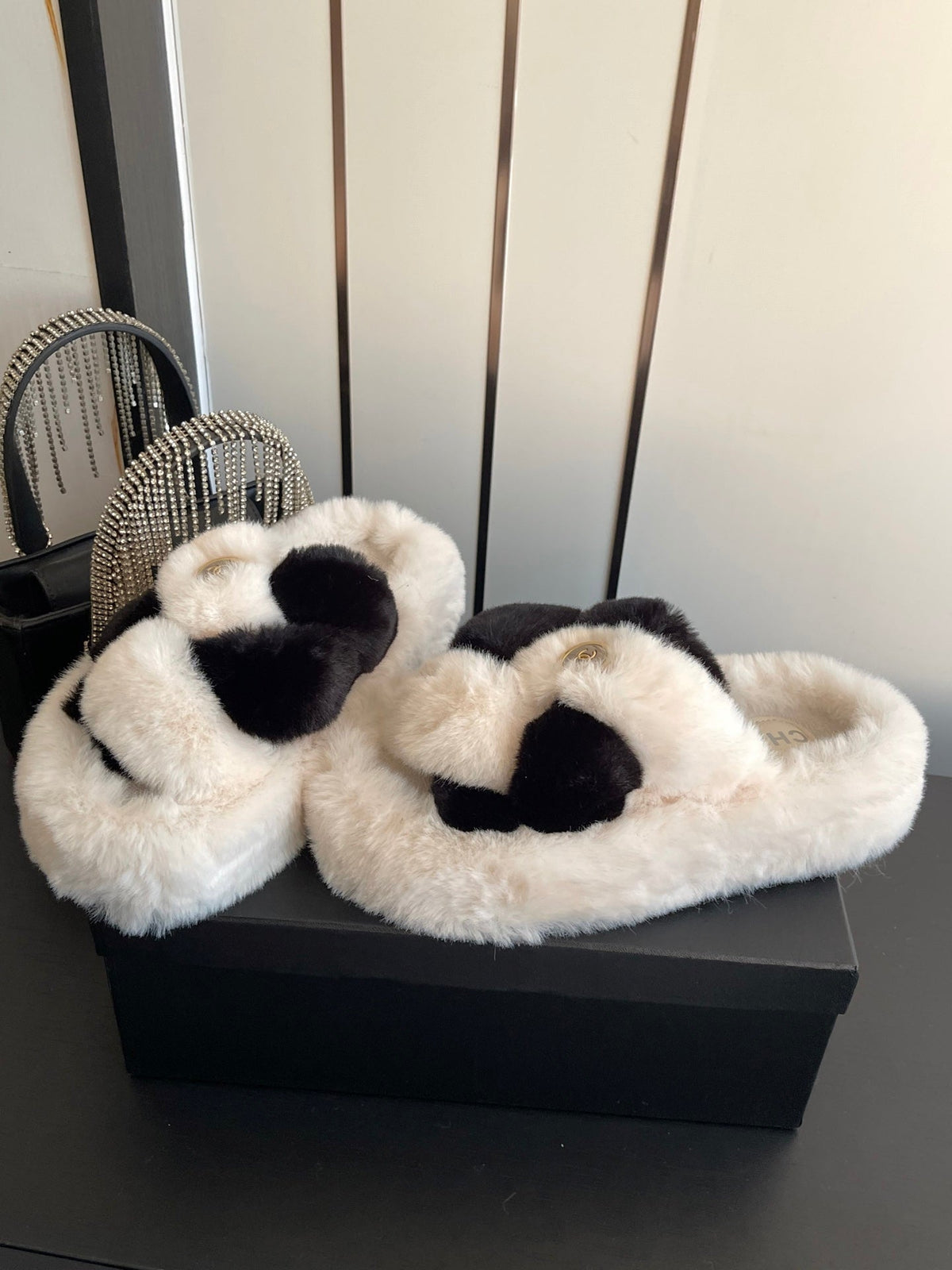 Chanel 2026 Double C Sandals Wool 176758