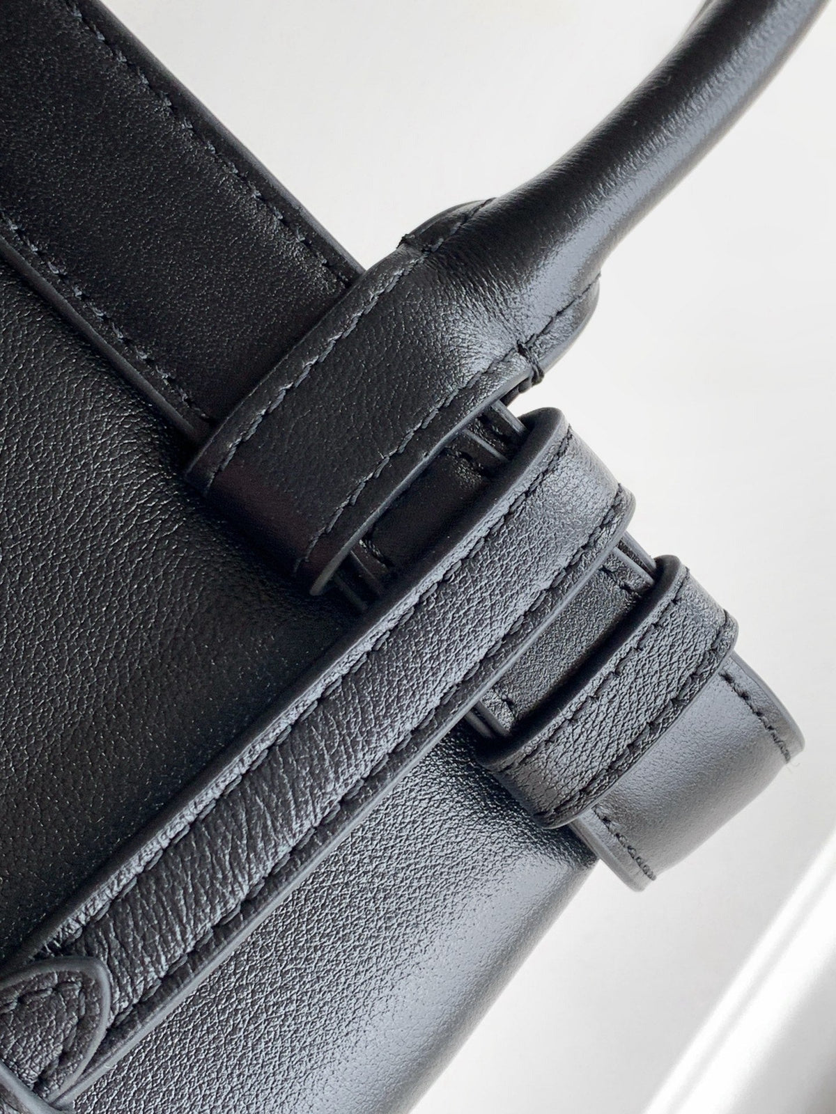 Prada 2026 Buckle Small Bag 22cm Leather