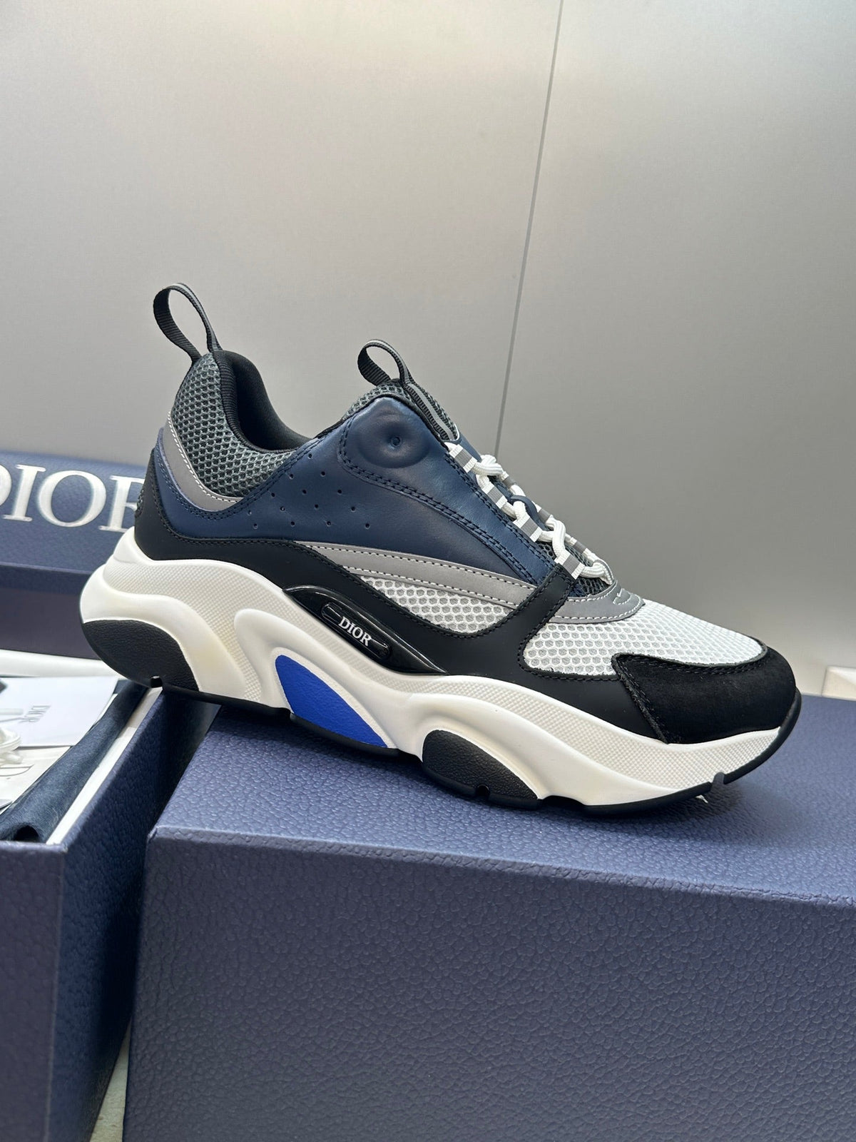 CD 26s Men B22 Sneakers Navy Black White Grey Mesh 194852