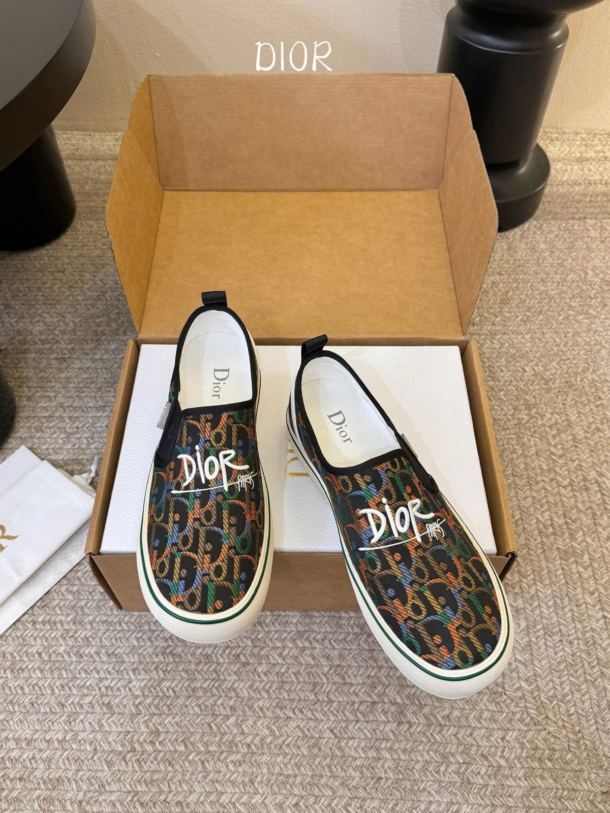 Dior 26s Walk'n'Dior Slip-On Sneakers Multicolor Dior Oblique Embroidered Canvas Style 04