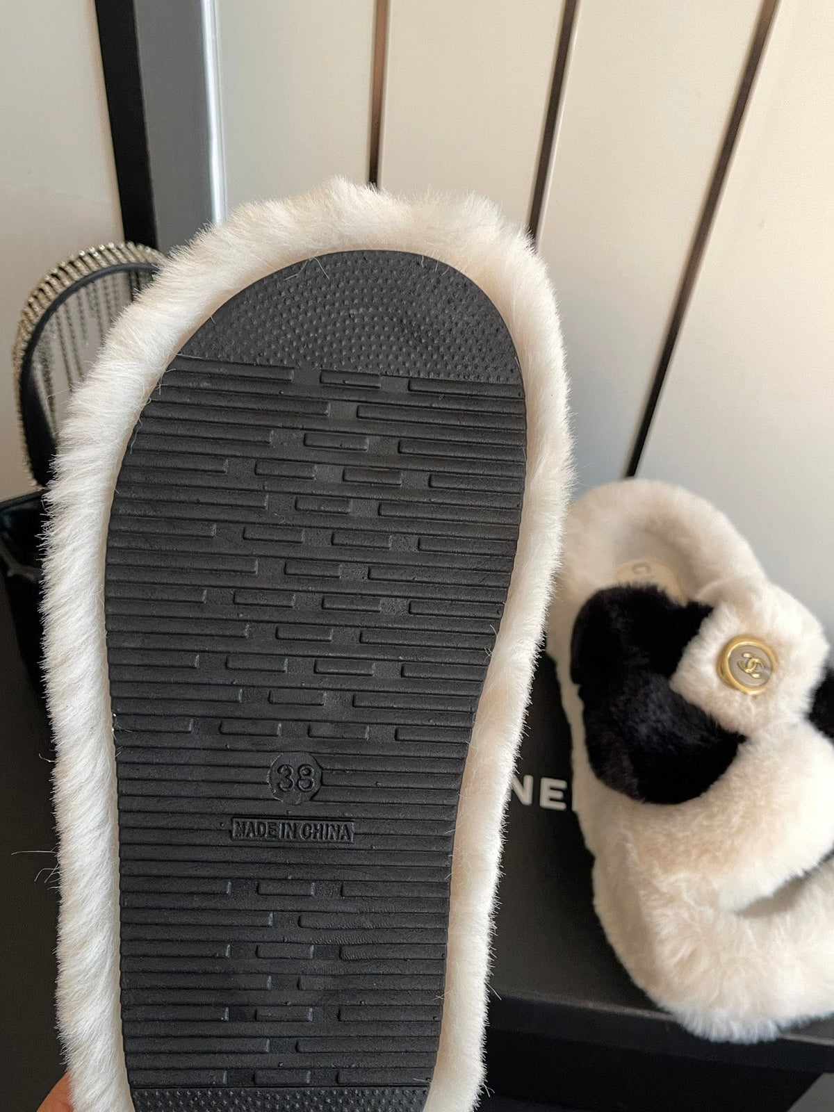 Chanel 2026 Double C Sandals Wool 176758