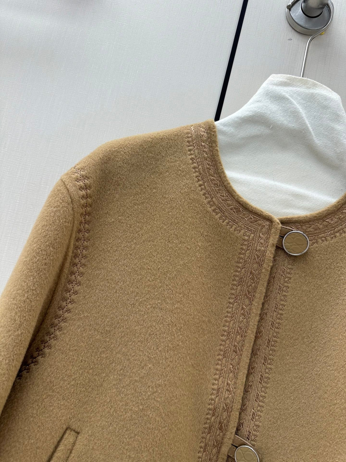 HM 26S Jacket Tonal Embroidery Wool Cashmere 435173
