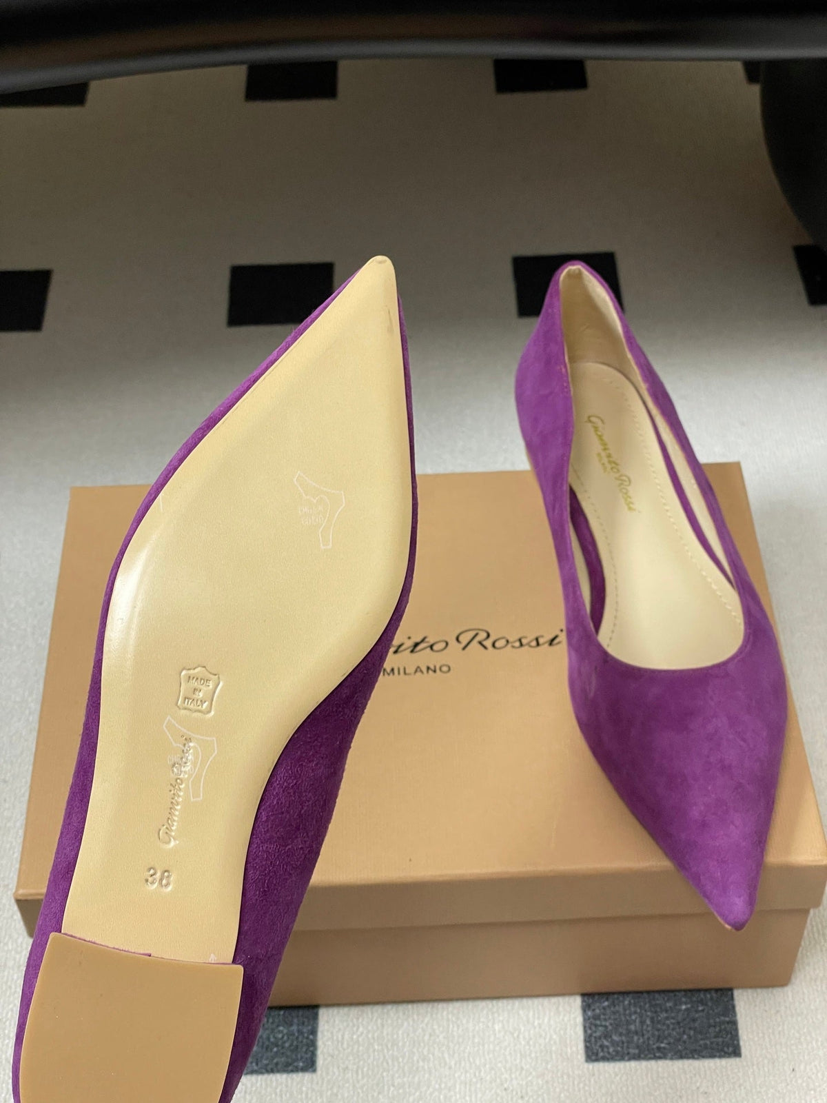 GR 26s Flats Purple Suede 164790