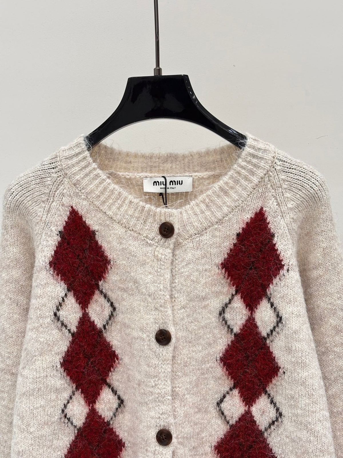 Miumiu 2026 Agarwood Cardigan Wool 431806