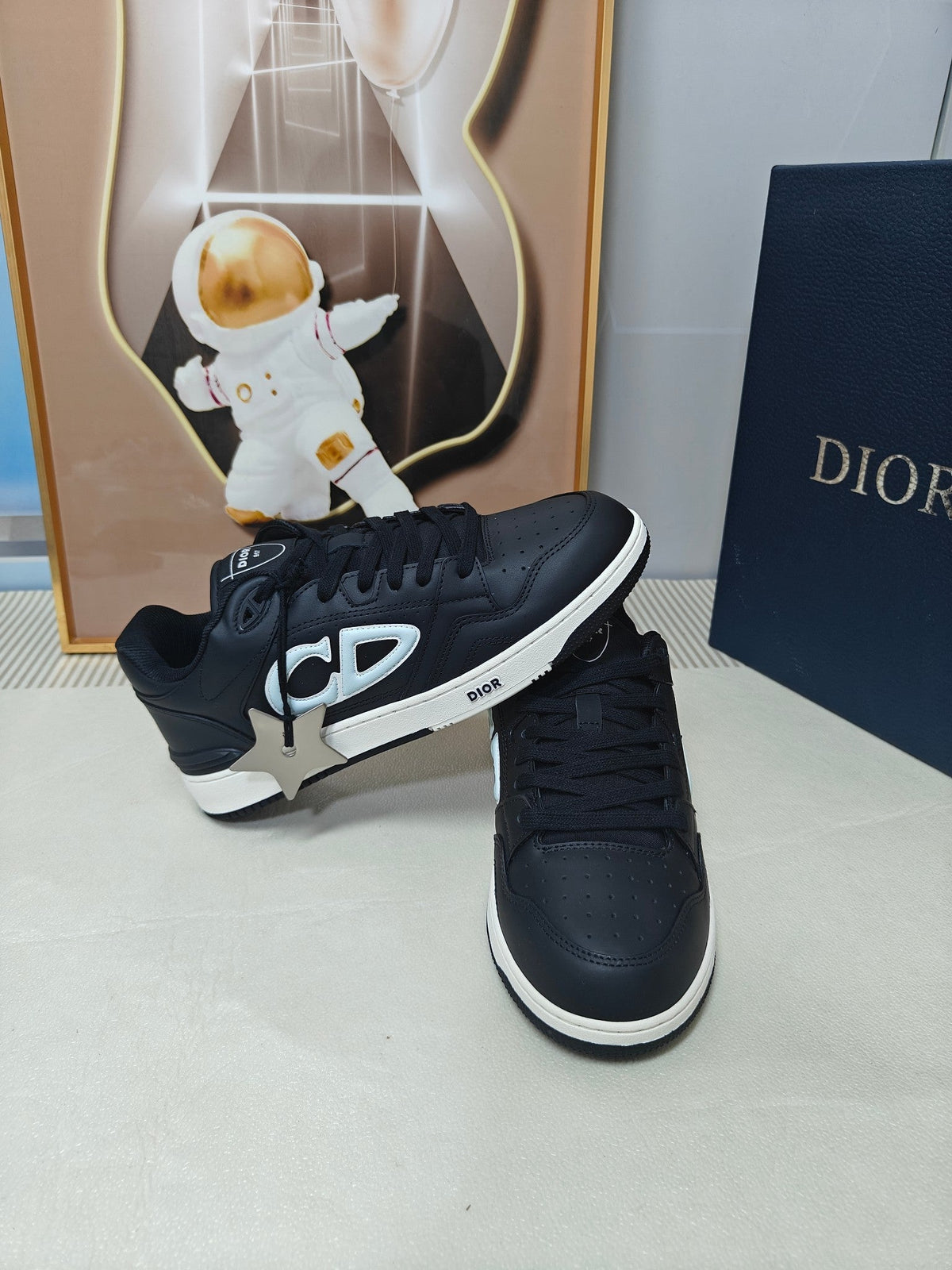 CD 26s Low Top Sneaker Black Calfskin 314925