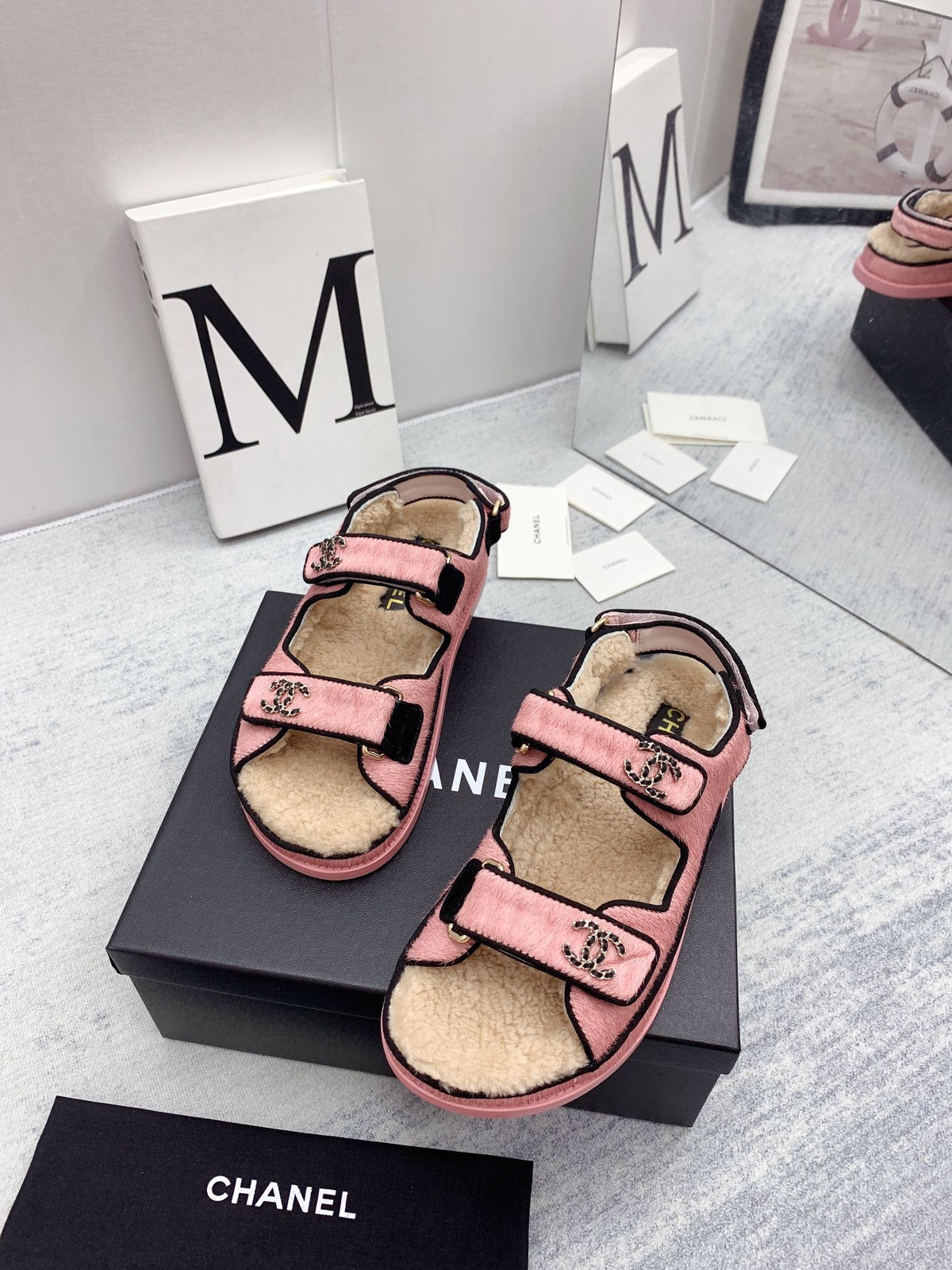 Chanel 2026 Dad Sandals Wool 161805
