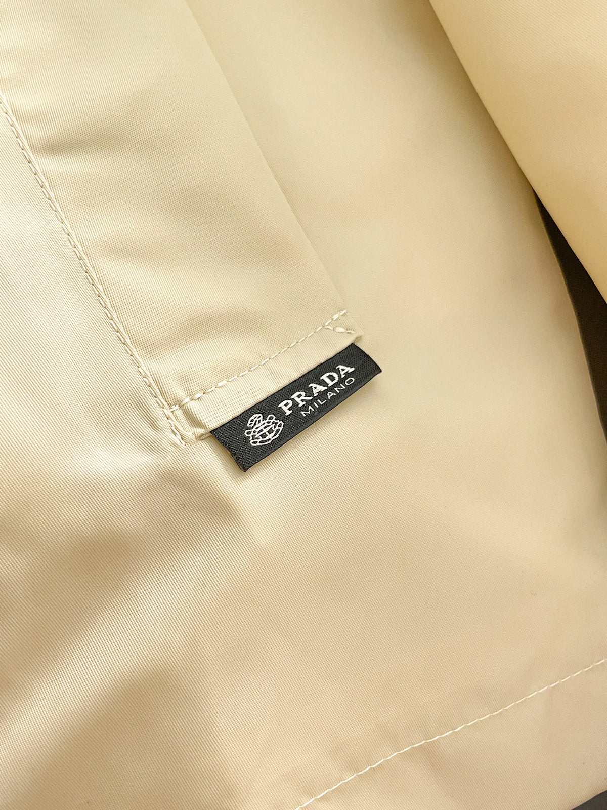 Prada 26s Men Zip Up Blouson Jacket Mini Logo Tag 639148