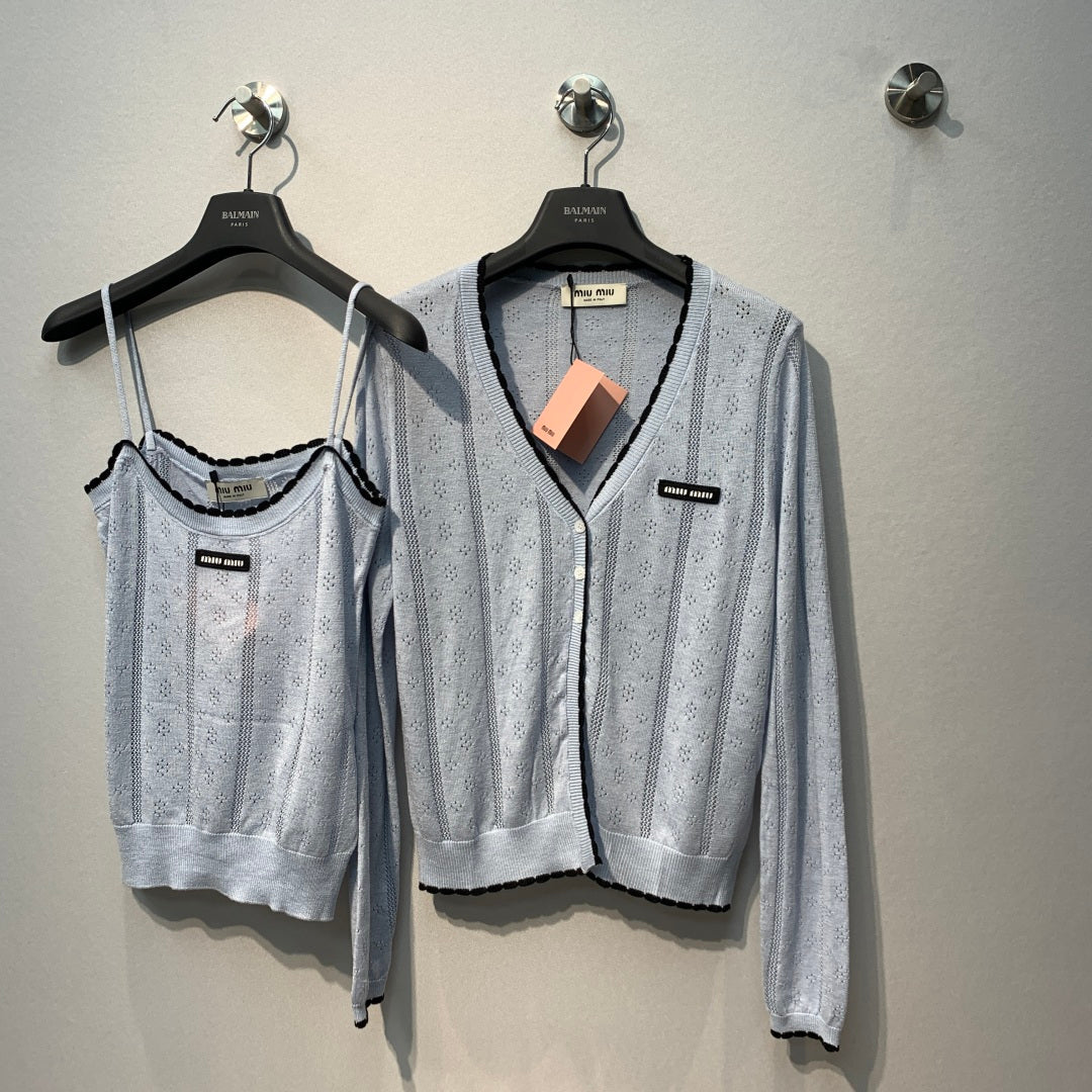 Miumiu 2026 Set Cardigan Knit 421145