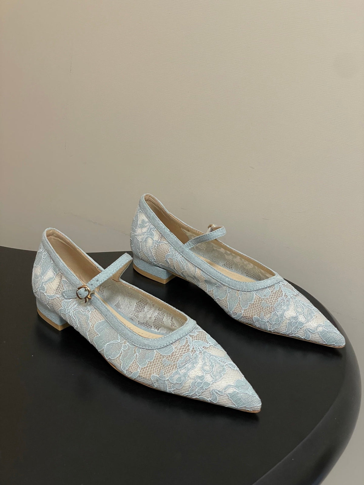 GR 26s Mary Jane Light Blue Lace 164796