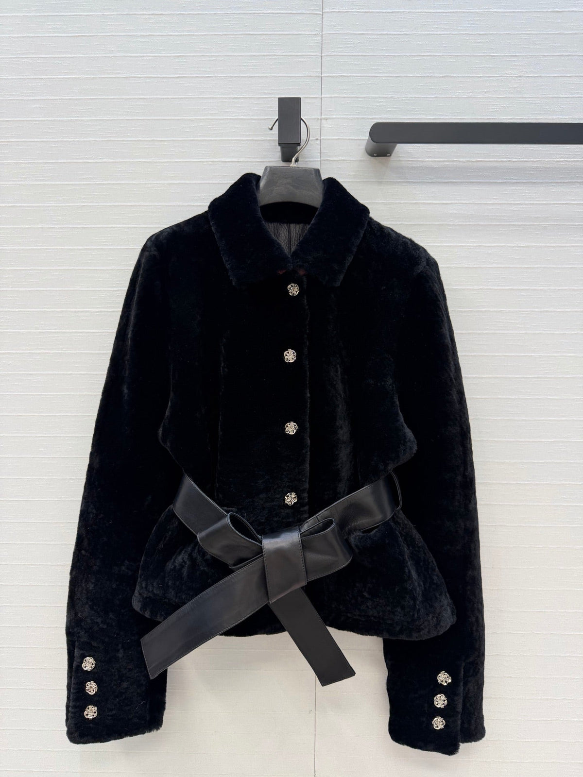 CC 26S Belted Shearling Jacket 440448