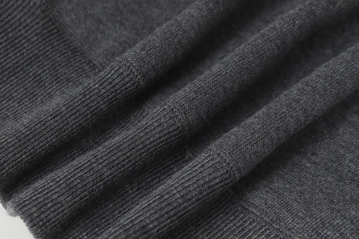Dior 26s Reversible Hoodie Grey Blue Dior Oblique Knit Men