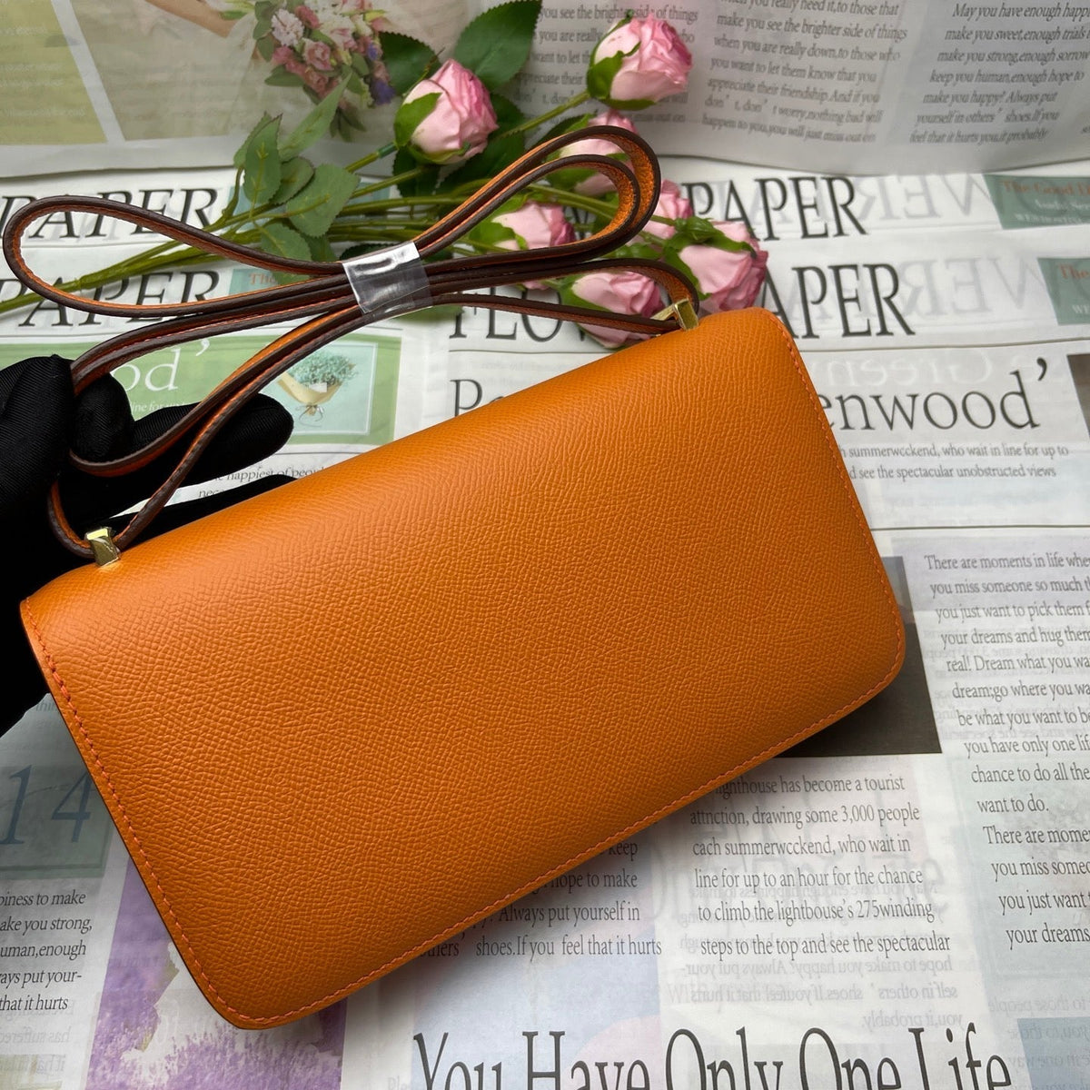 High-end Hermes 2026 Constance Elan 24cm Bag Epsom Leather 2