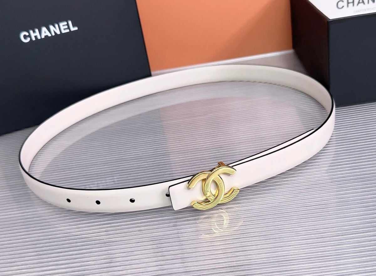 CC 26W Belt 2cm Double-Sided Calfskin 218289