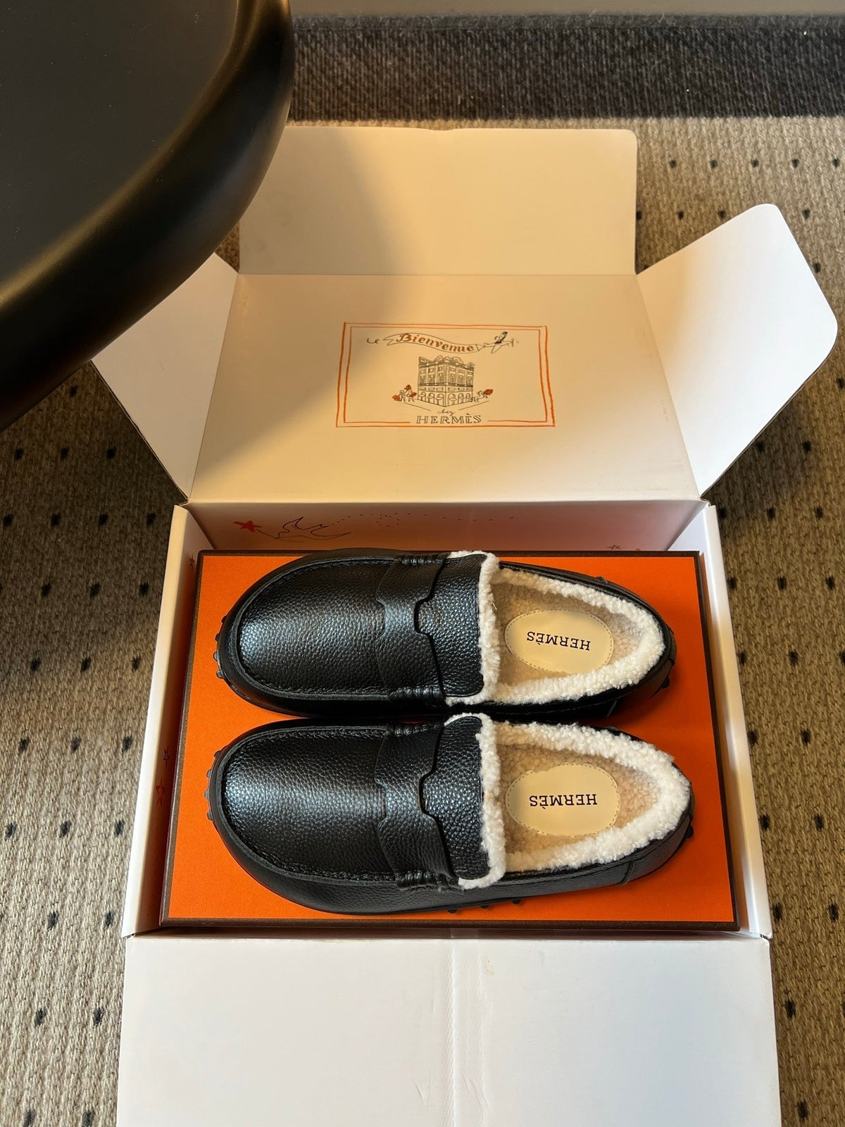 HM 26S Destin Loafers Black Calfskin