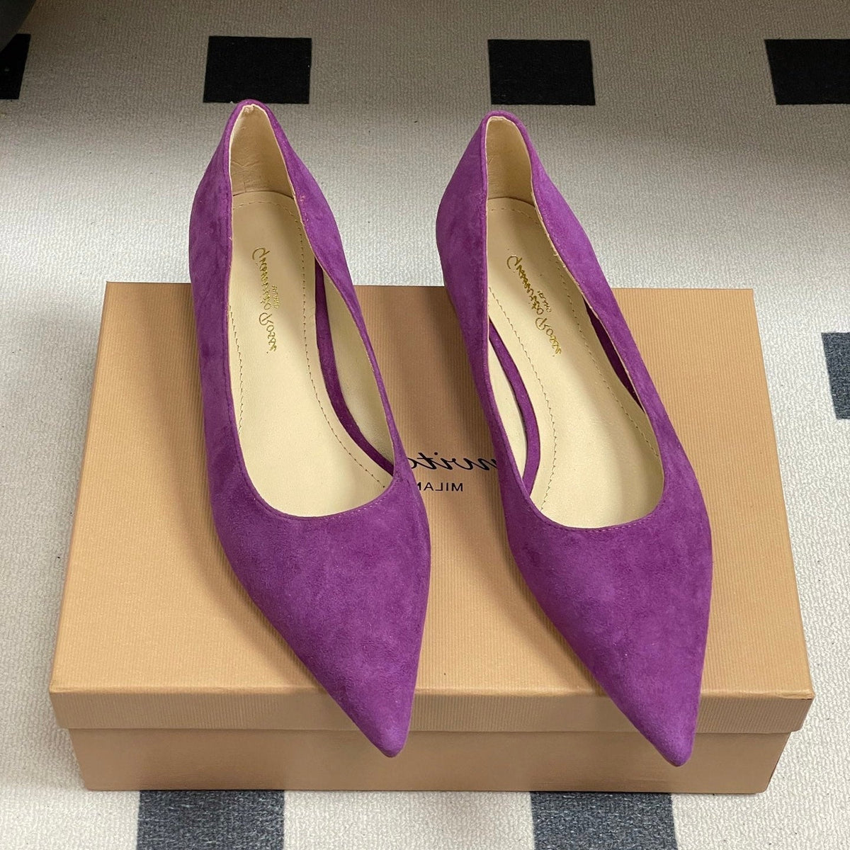 GR 26s Flats Purple Suede 164790