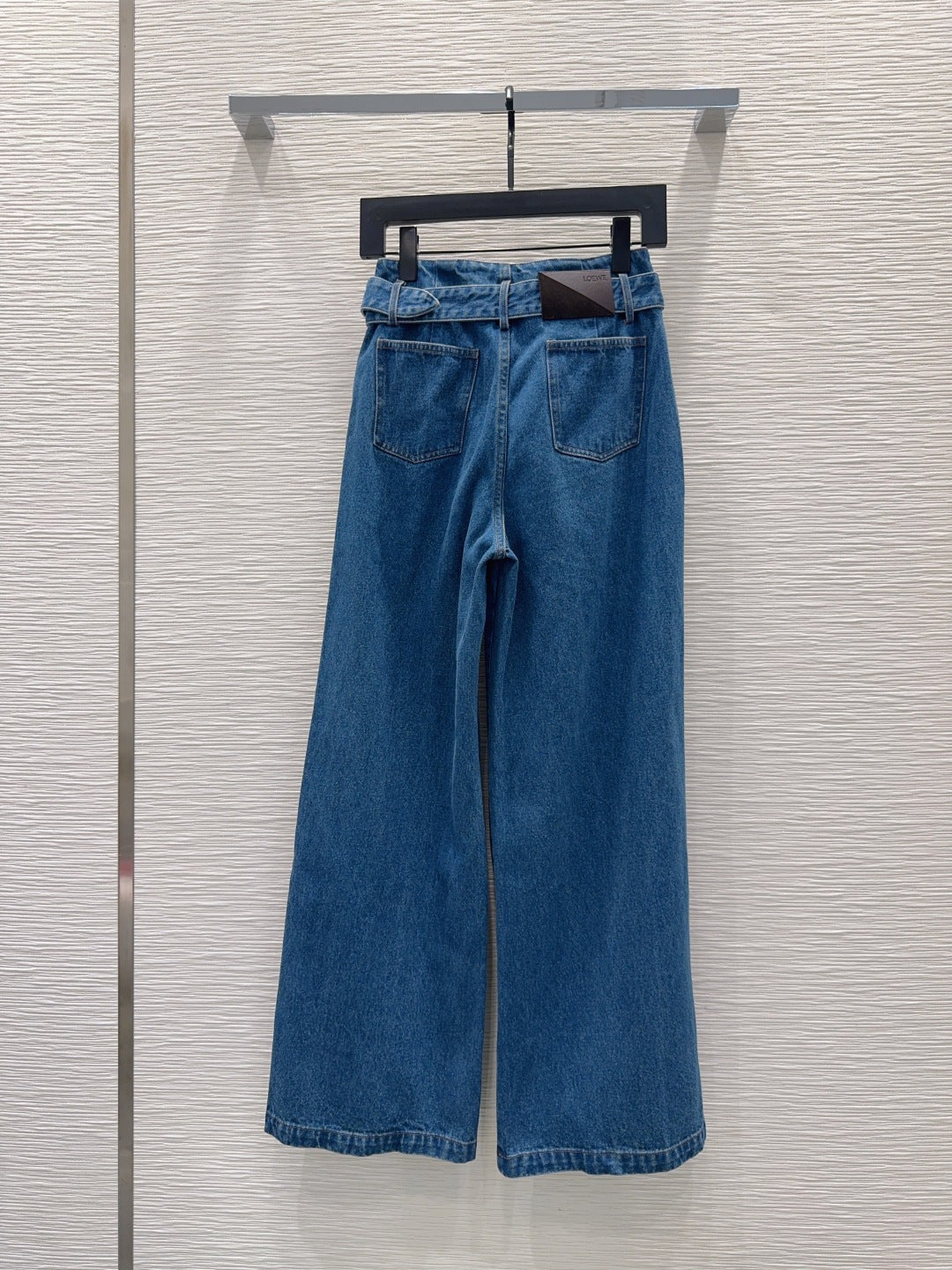 LW 26S Denim Jacket & Wide-Leg Trousers Set Blue Cotton 436686