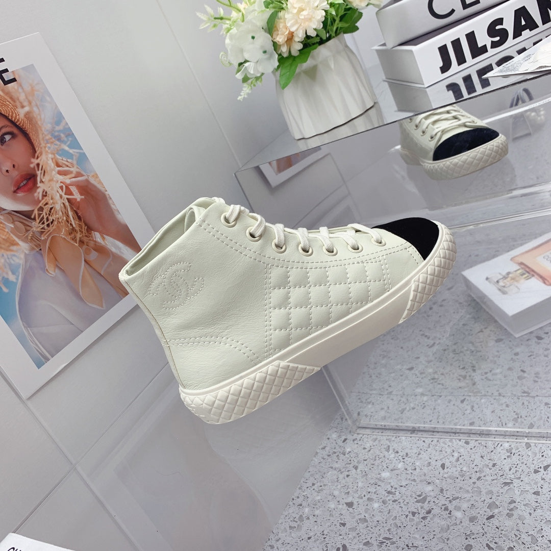 Chanel 2026 Quilted Sneakers Leather 162153
