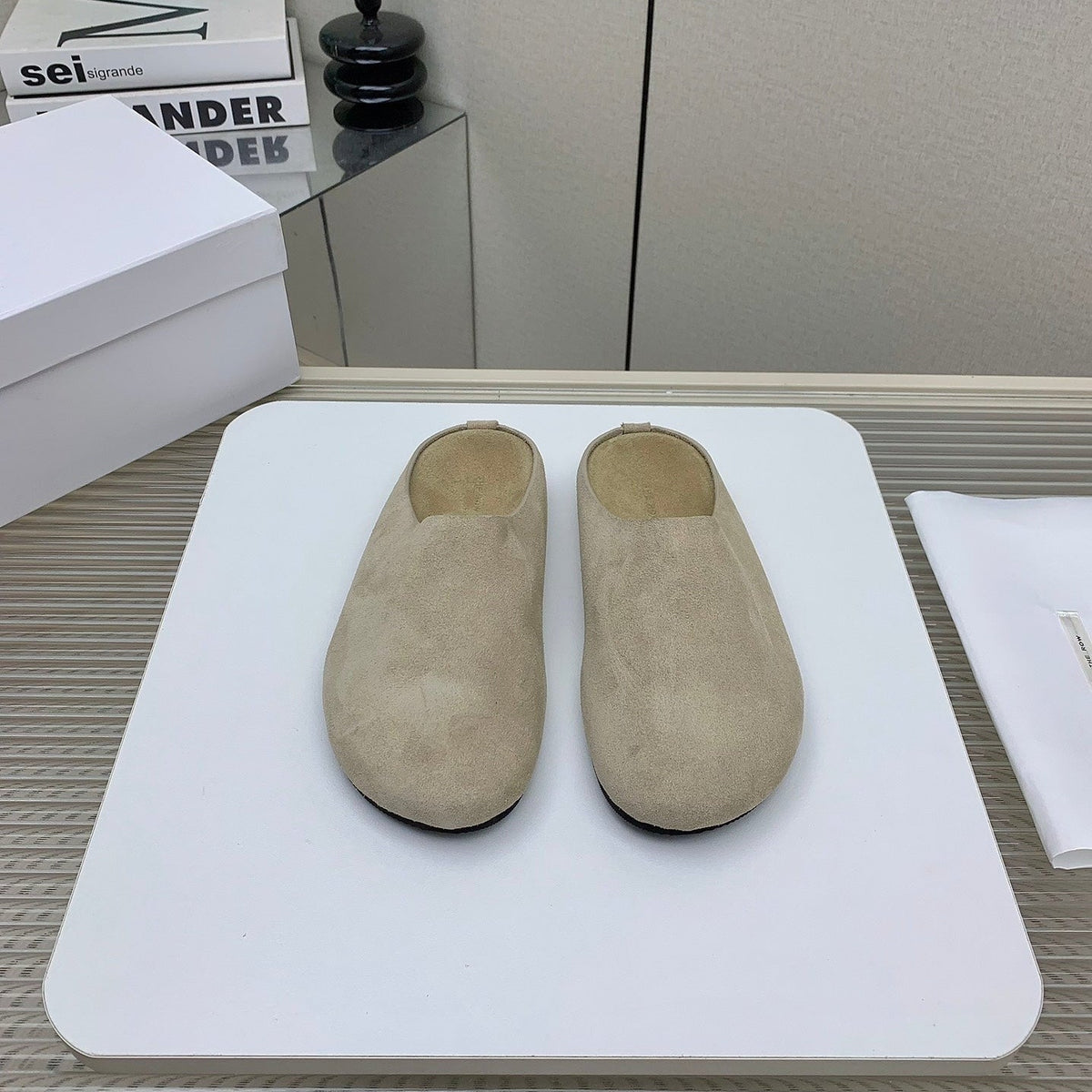 The Row 2026 Birkenstock Slippers Leather 159432