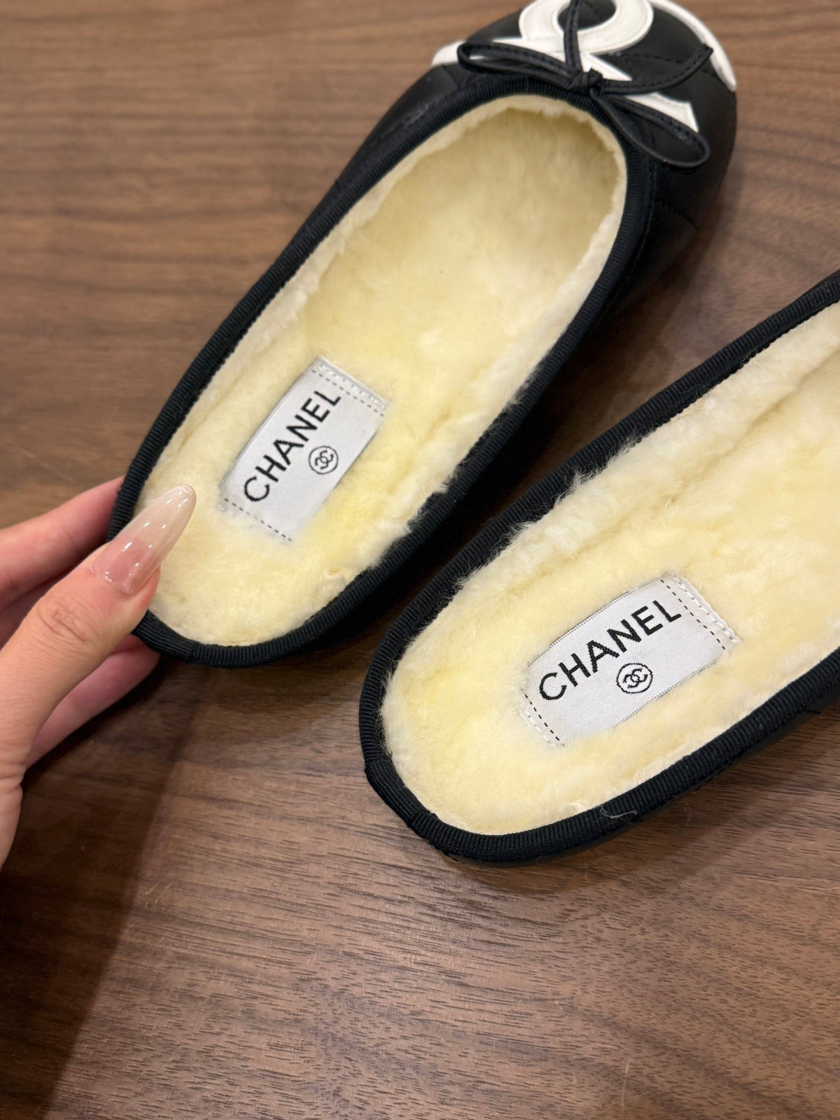 Chanel 2026 Cambon Mule Leather Wool 173187