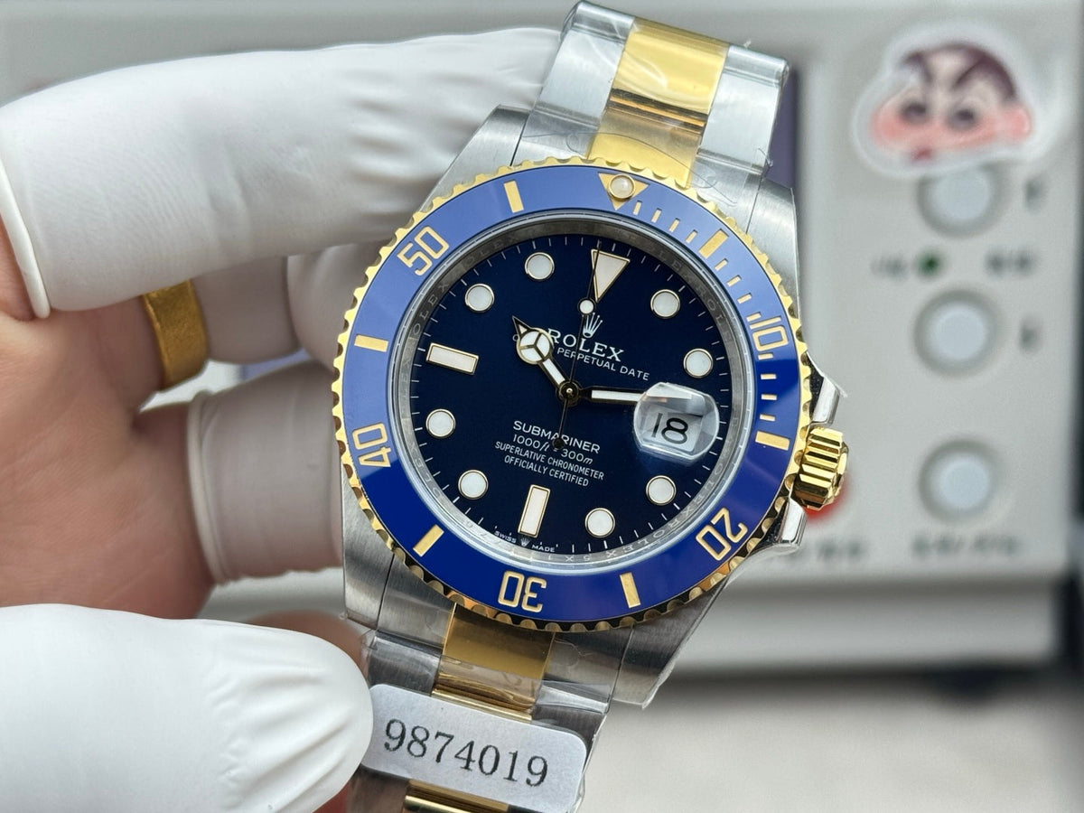 Rolex Submariner Date 41mm Gold Case Blue Ceramic Dial