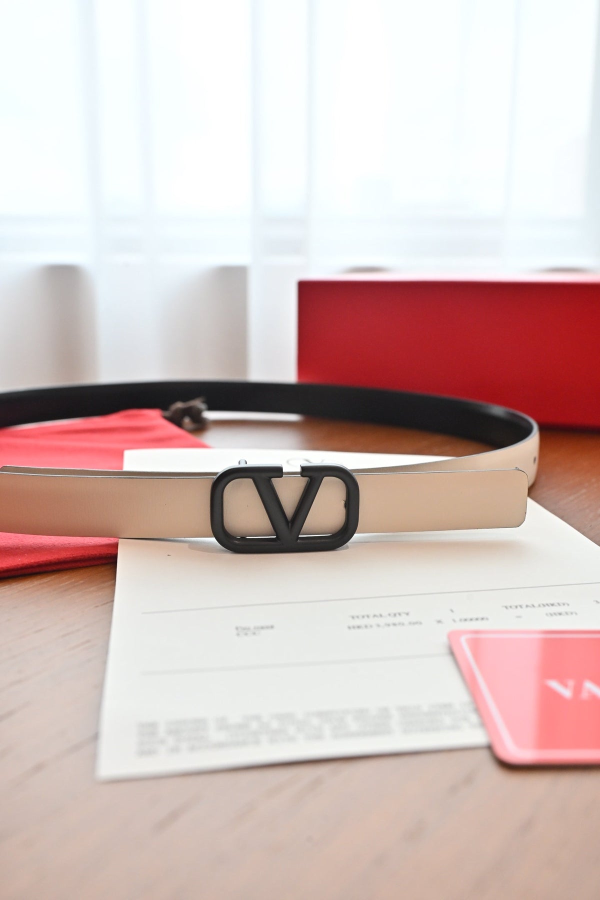 Valentino VLogo Signature Belt 2.0cm Cowhide 219545