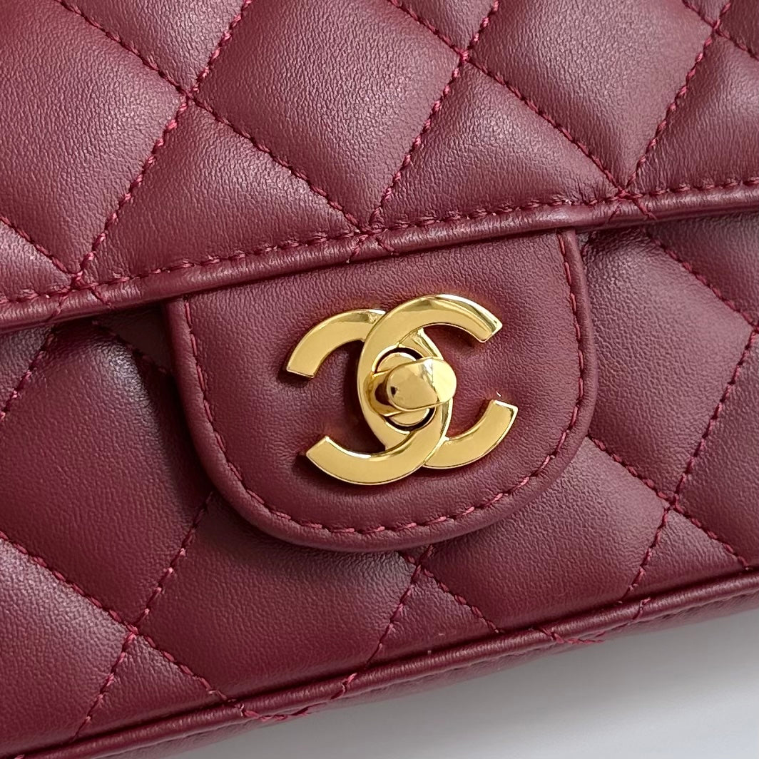 Chanel 2026 Quilted Flap Bag 25cm Suede Lambskin