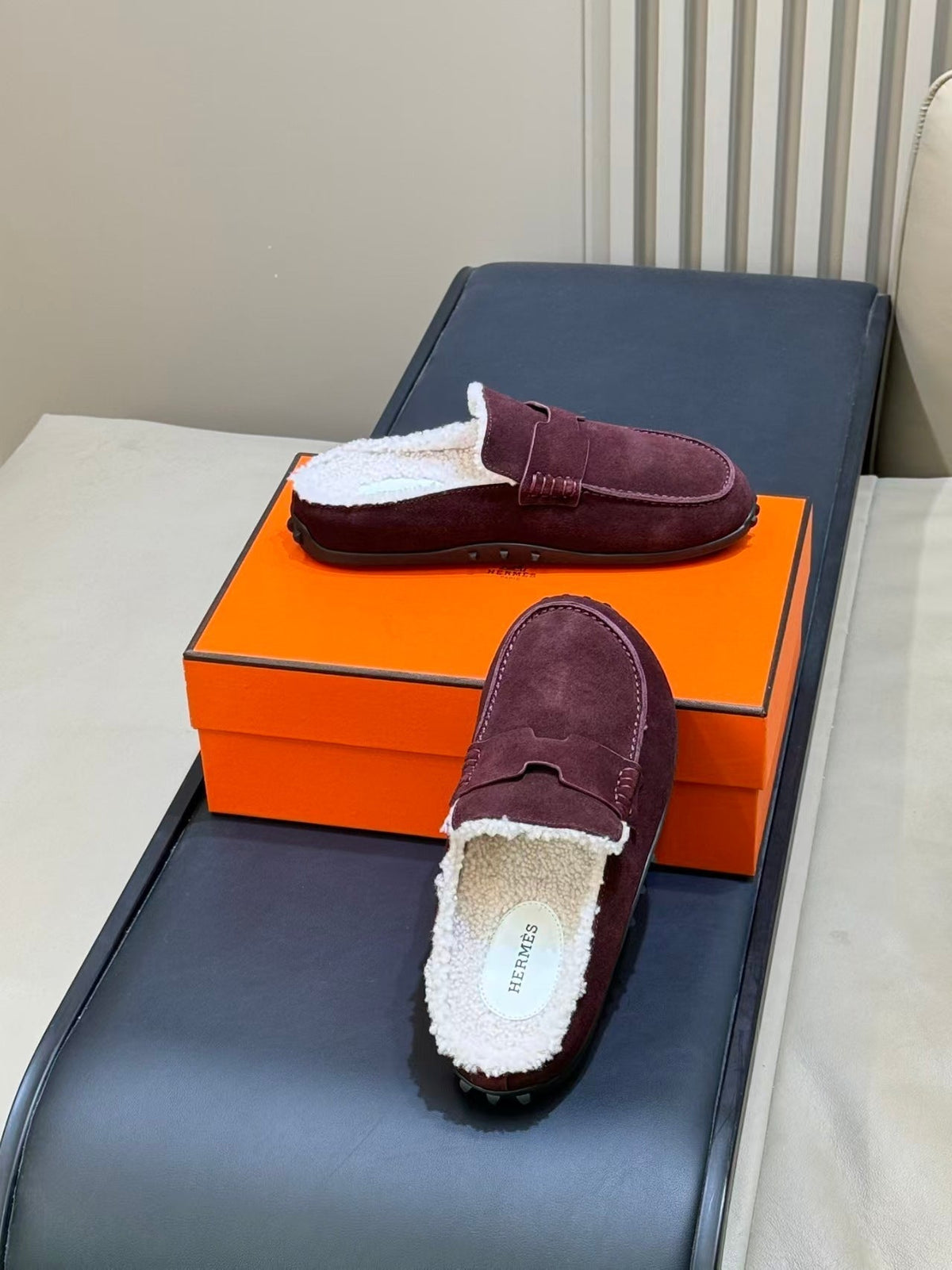 Hermes 2026 Mix Mule Suede Leather