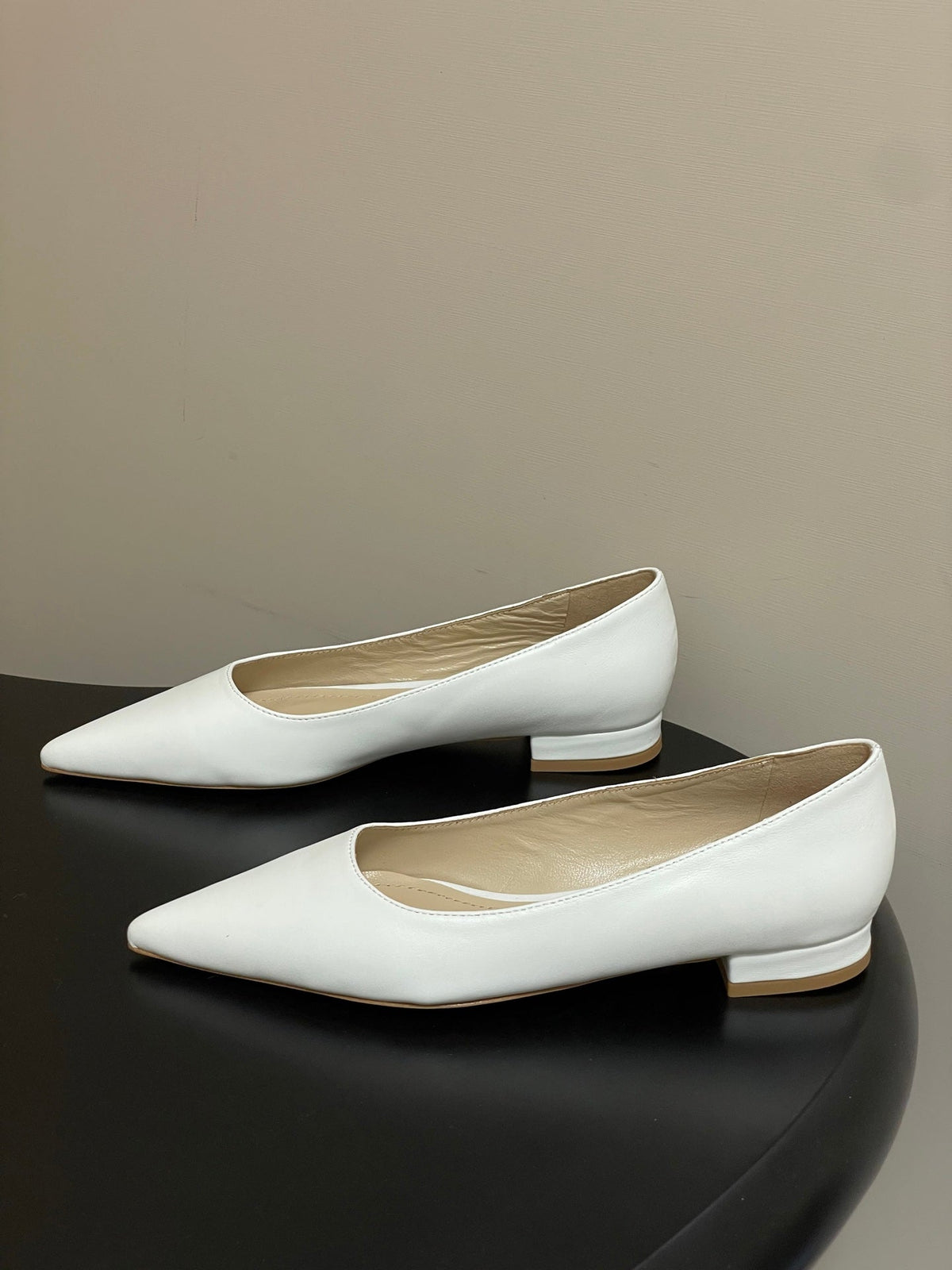 GR 26s Flats White Calfskin 164794
