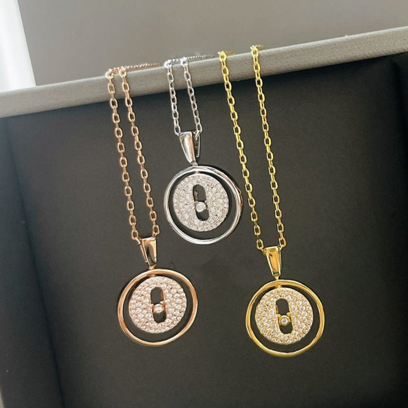 Messika Lucky Move PM Paved Necklace