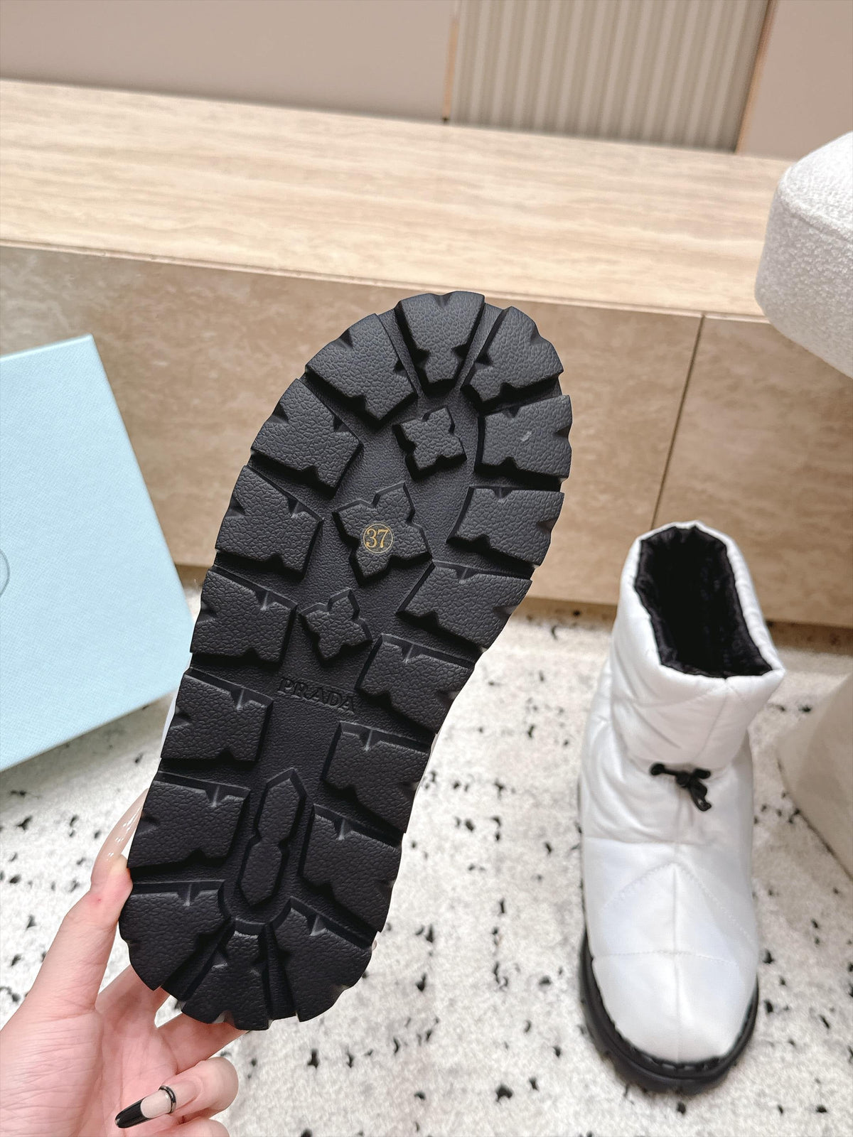 Prada 2026 Snow Boots Fabric 180394