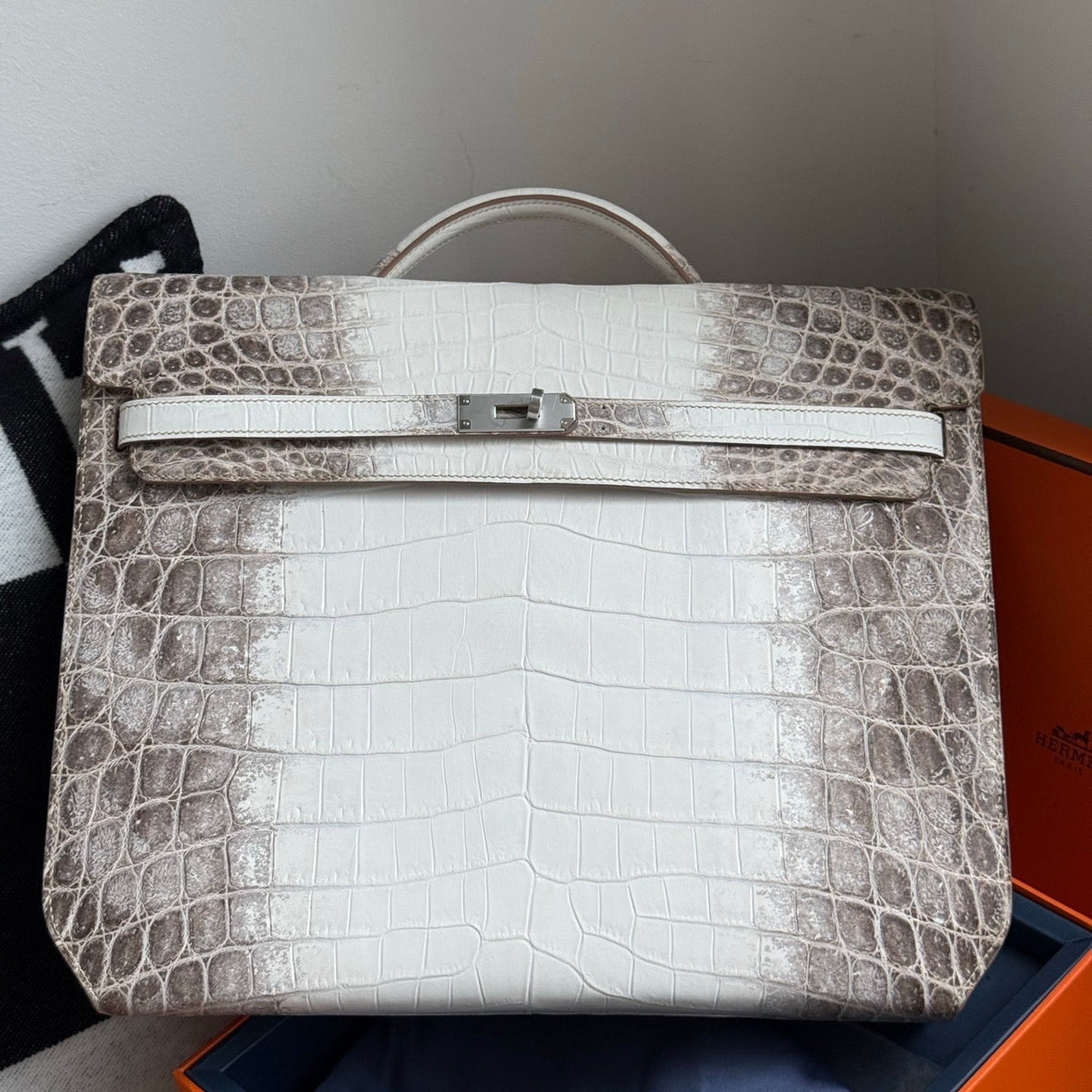 High-end Hermes 2026 Kelly Depeches 36 Briefcase Crocodile Leather