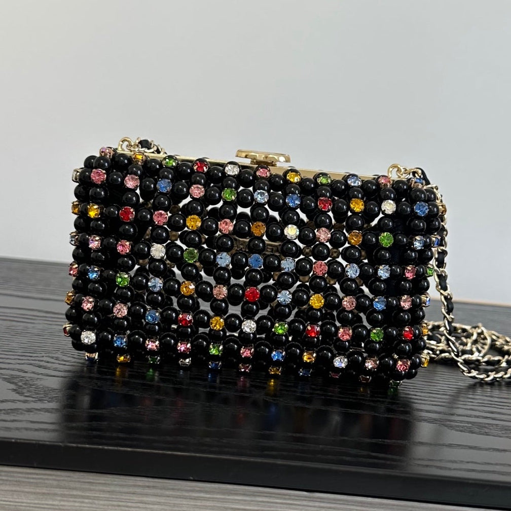 Chanel 2026 Cruise 23 Glass Pearls Evening Bag