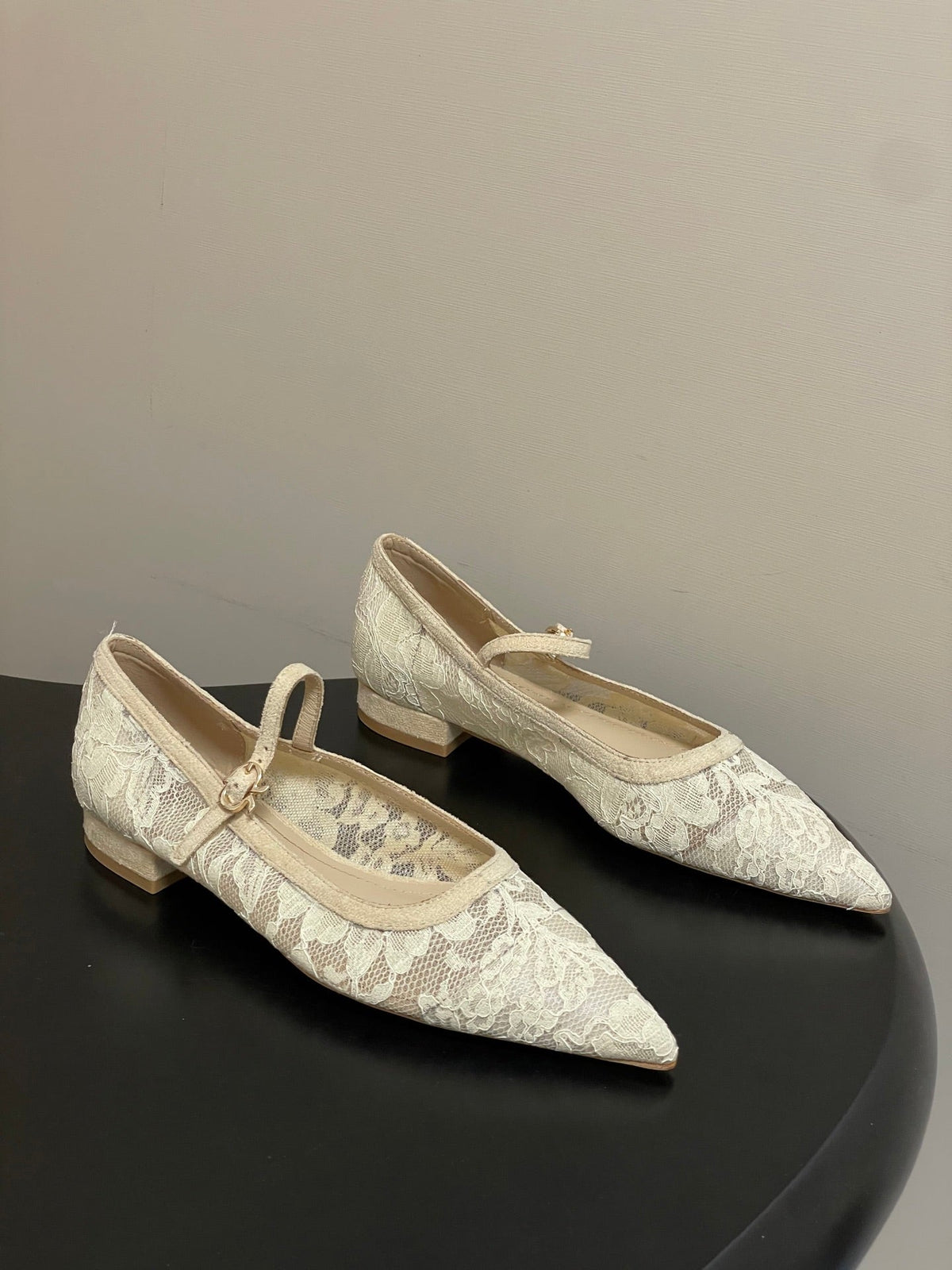 GR 26s Mary Jane Cream White Lace 164798